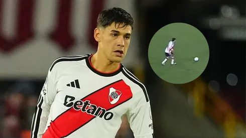 El zaguero regaló una pelota increíble.