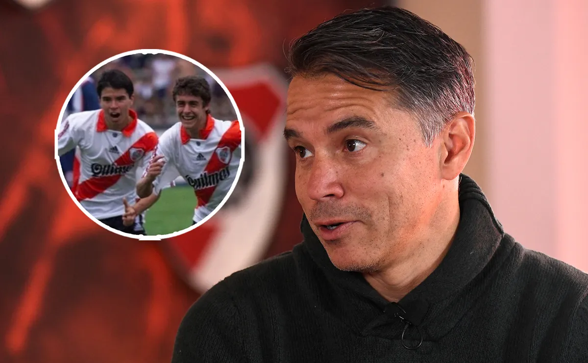 Saviola recordó la dupla que conformó con el Payasito.