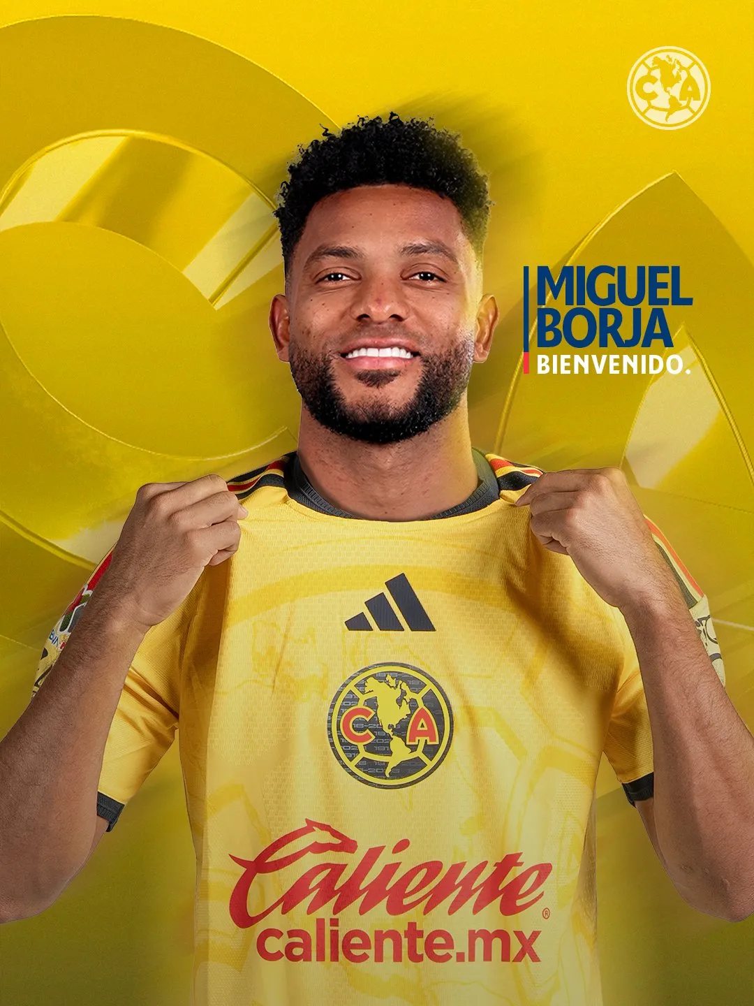 Borja jugará en el segundo equipo tras tan solo seis meses de salir de River. (América oficial)