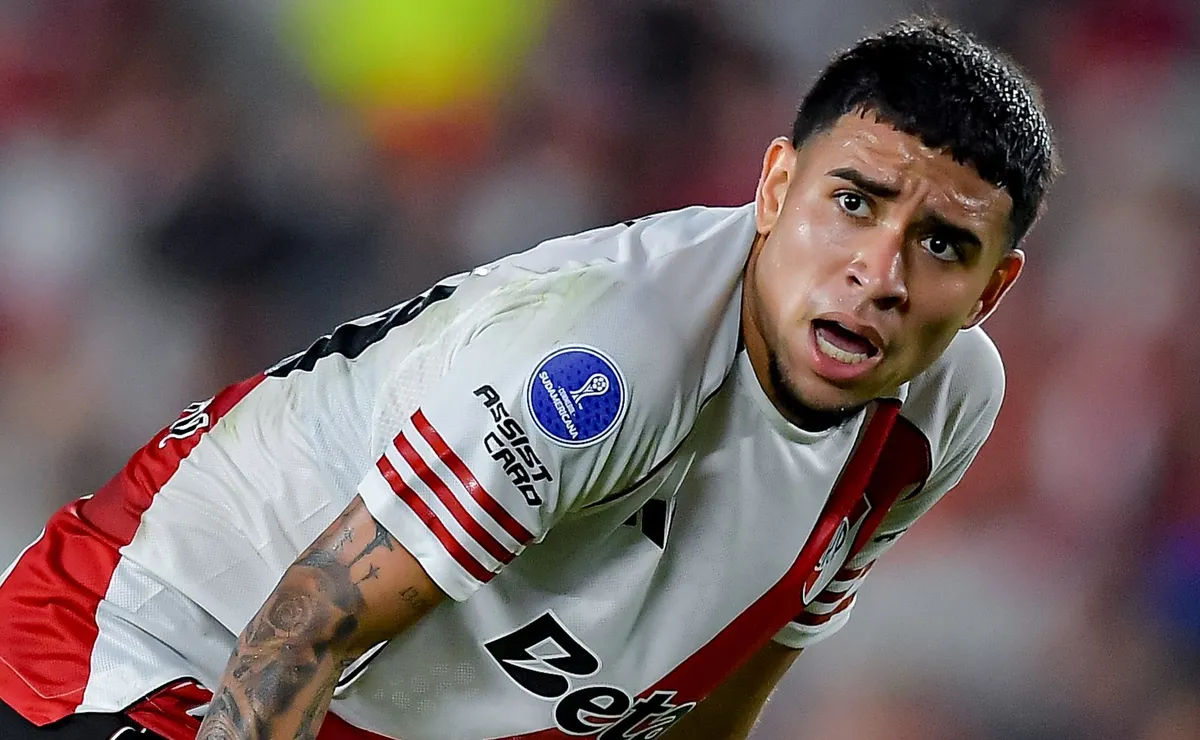 Kendry Páez jugó apenas 14 partidos y convirtió un gol en River.