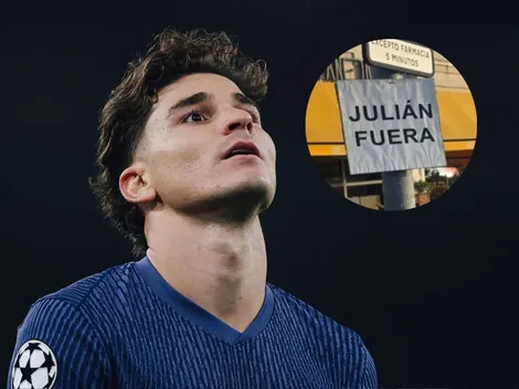 Julián rechazó al Arsenal y los hinchas del Atlético de Madrid pusieron carteles en su contra