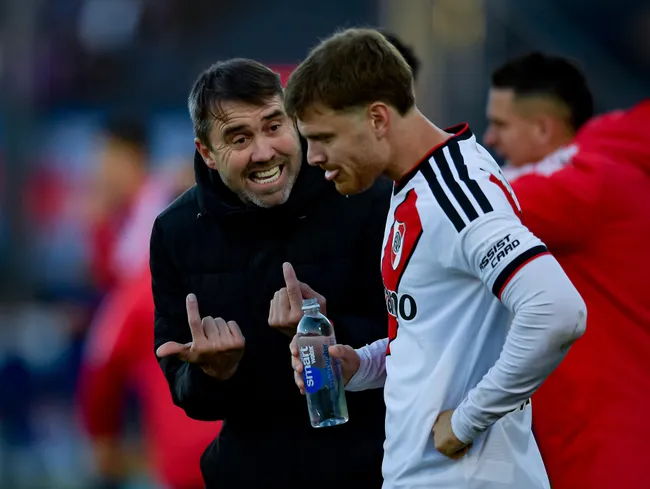 Coudet todavía no pudo lograr que Lucas Beltrán muestre su mejor versión en su segunda etapa con River. (Getty Images)