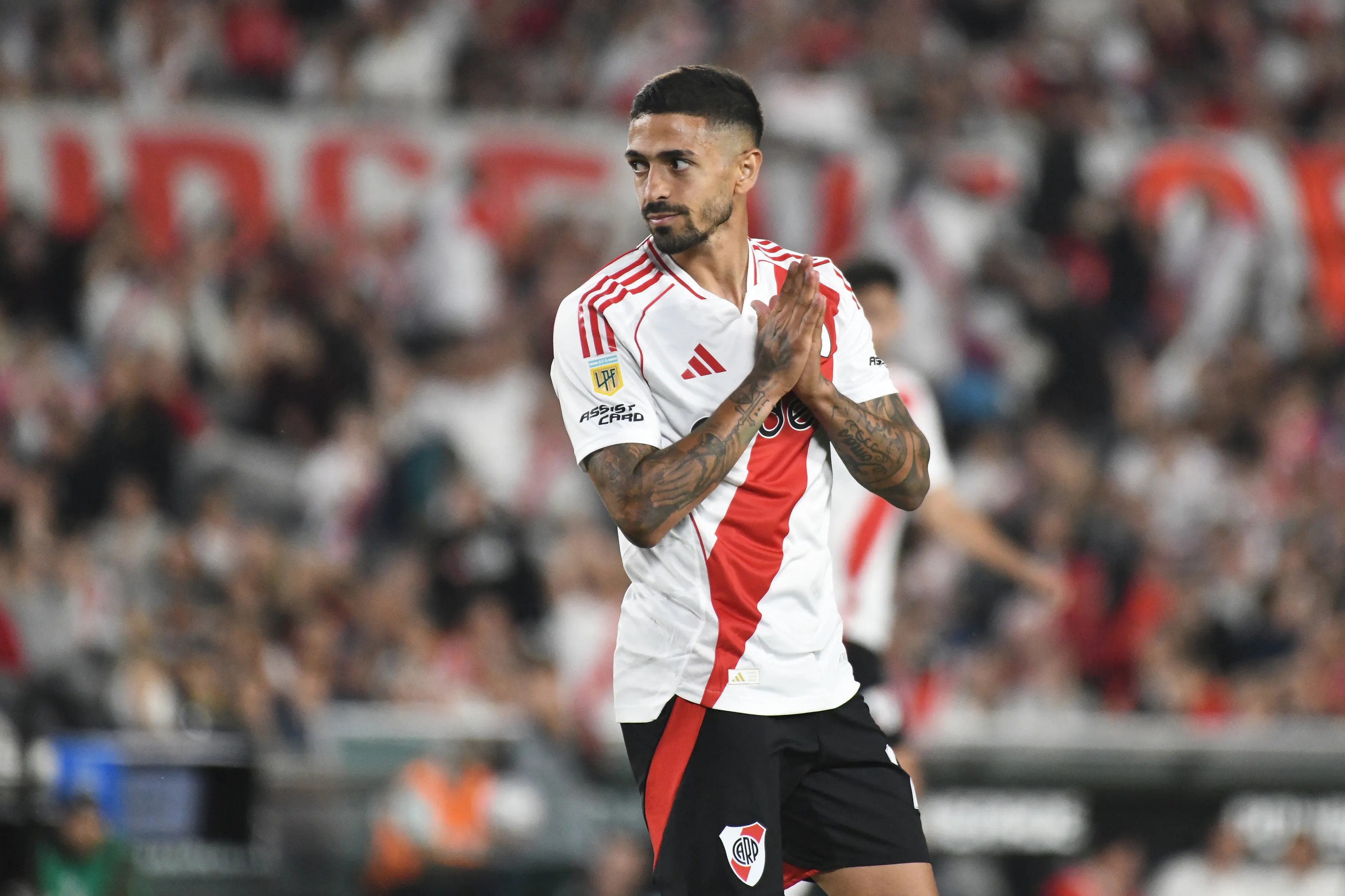 Lanzini disputó 59 partidos, anotó dos goles y dio una asistencia en su segunda etapa con River. (Getty Images)