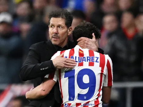 Simeone le hizo un mimo a Julián Álvarez en medio del conflicto y confirmó si lo convocará ante Villarreal