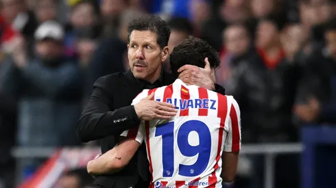 Qué dijo Simeone de Julián Álvarez.