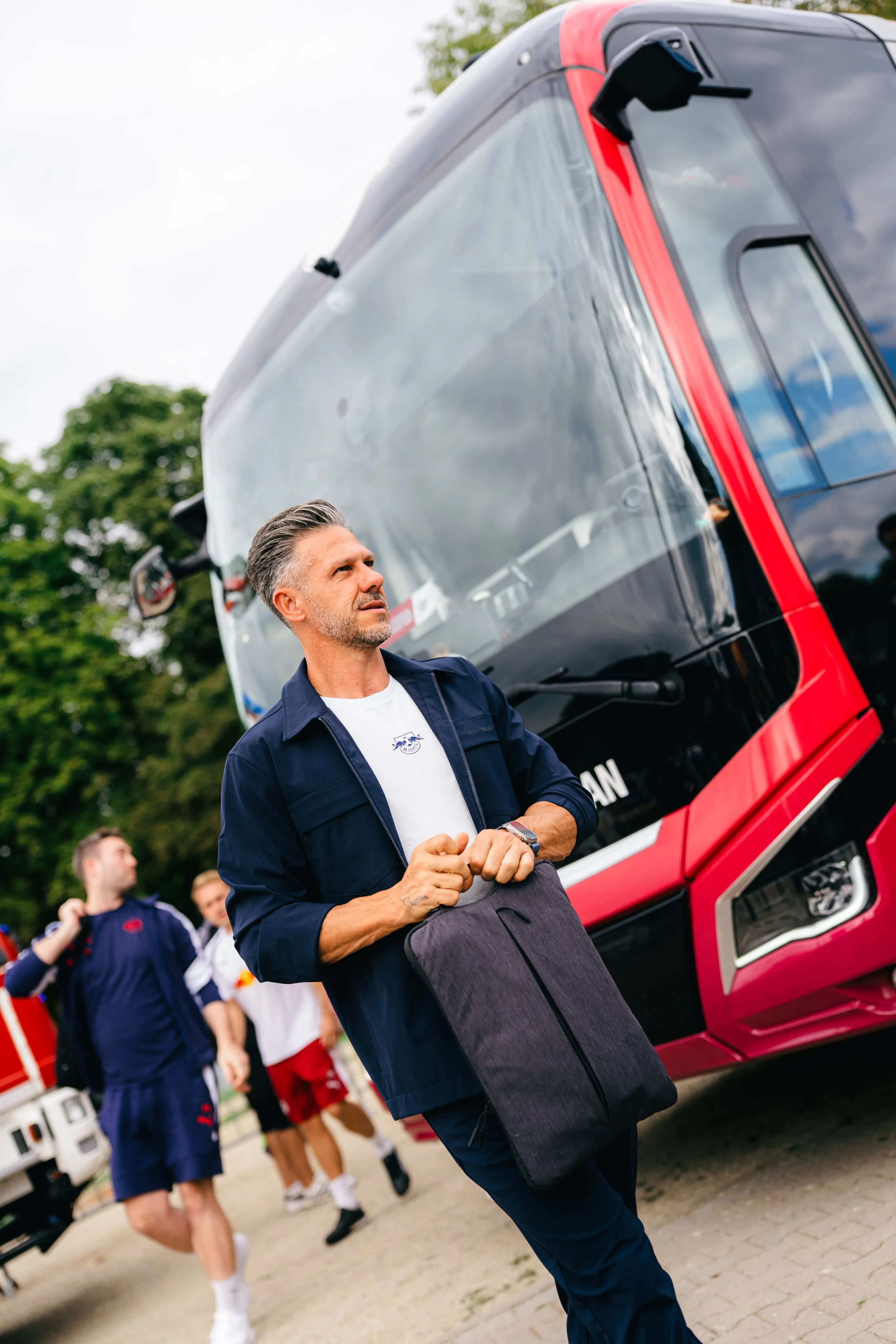 Demichelis comenzó de manera oficial su cuarto ciclo como entrenador. (RB Leipzig oficial)