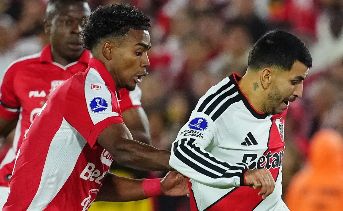 River empató 0-0 el partido de ida que se disputó en Bogotá.