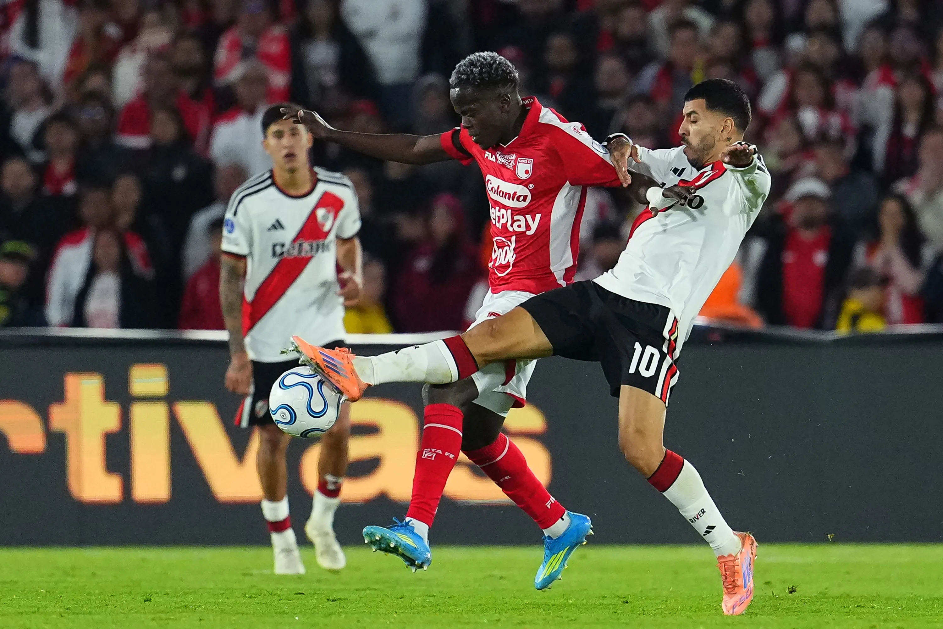 El empate que River obtuvo en Bogotá fue lo más destacable del Millonario en el partido de ida. (Getty Images)