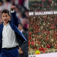 Silbidos y cantos: el hostil recibimiento del Monumental a Guillermo Barros Schelotto en River vs. Vélez