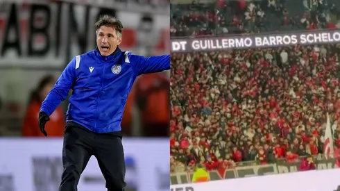 Así recibió el Monumental a Barros Schelotto.