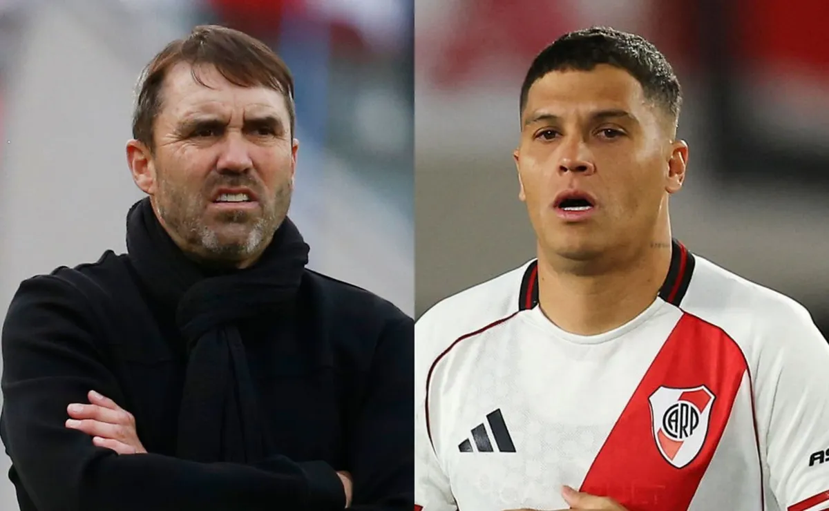 Juanfer le dio me gusta a la crítica de un hincha.