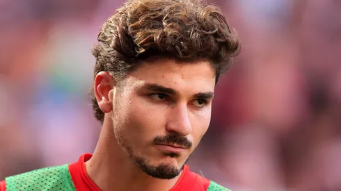 Julián Álvarez fue reprobado por los hinchas de Atlético de Madrid el pasado fin de semana.