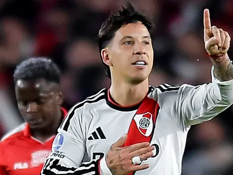 River lo necesitaba: Driussi marcó en su regreso a la titularidad tras más de tres meses