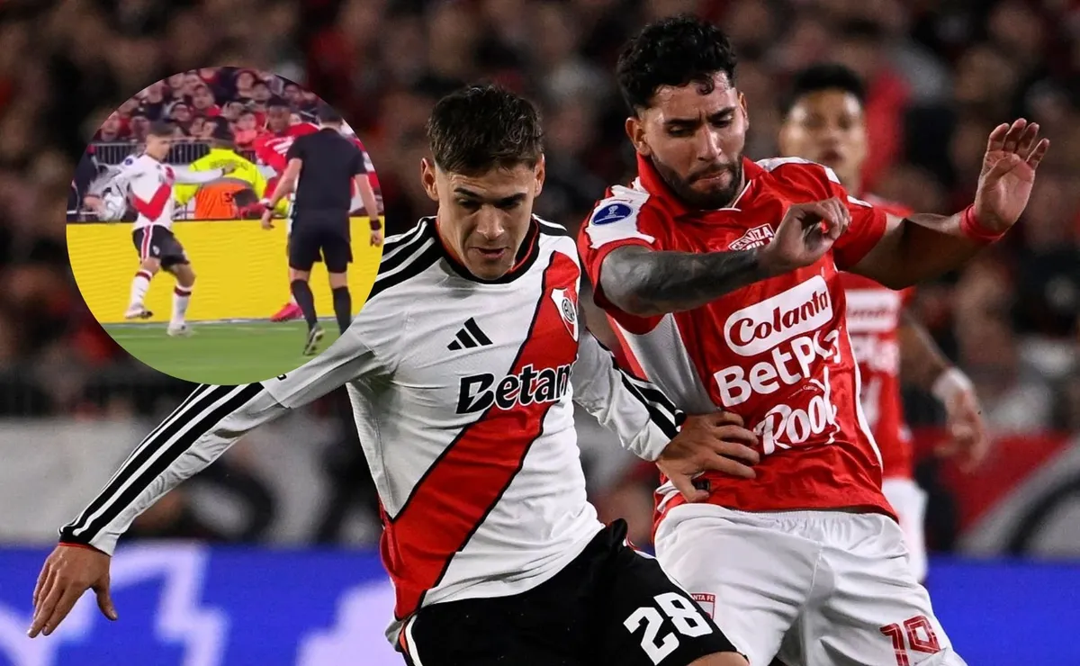 El grosero error del central de River.