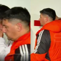 No lo podían contener: Facundo González se fue llorando del Monumental luego de malograr el penal