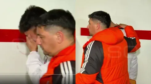 Video: Facundo González se fue desconsolado del Monumental.