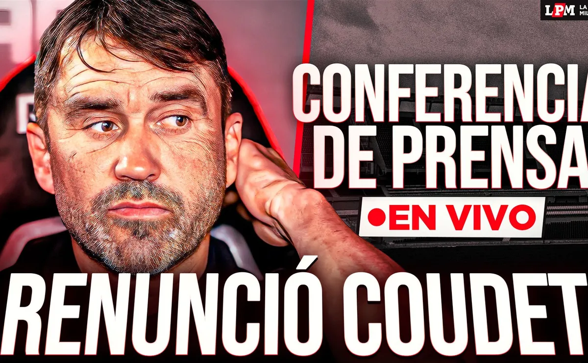 La conferencia de prensa en directo.