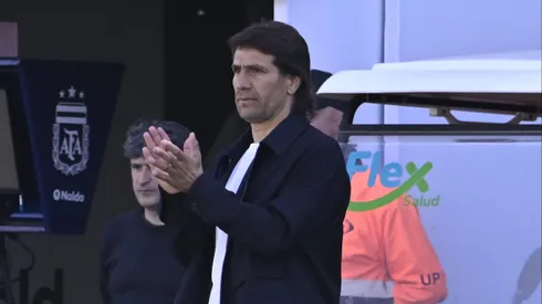 Así reaccionó Ponzio a los goles de River en su primer partido como DT.