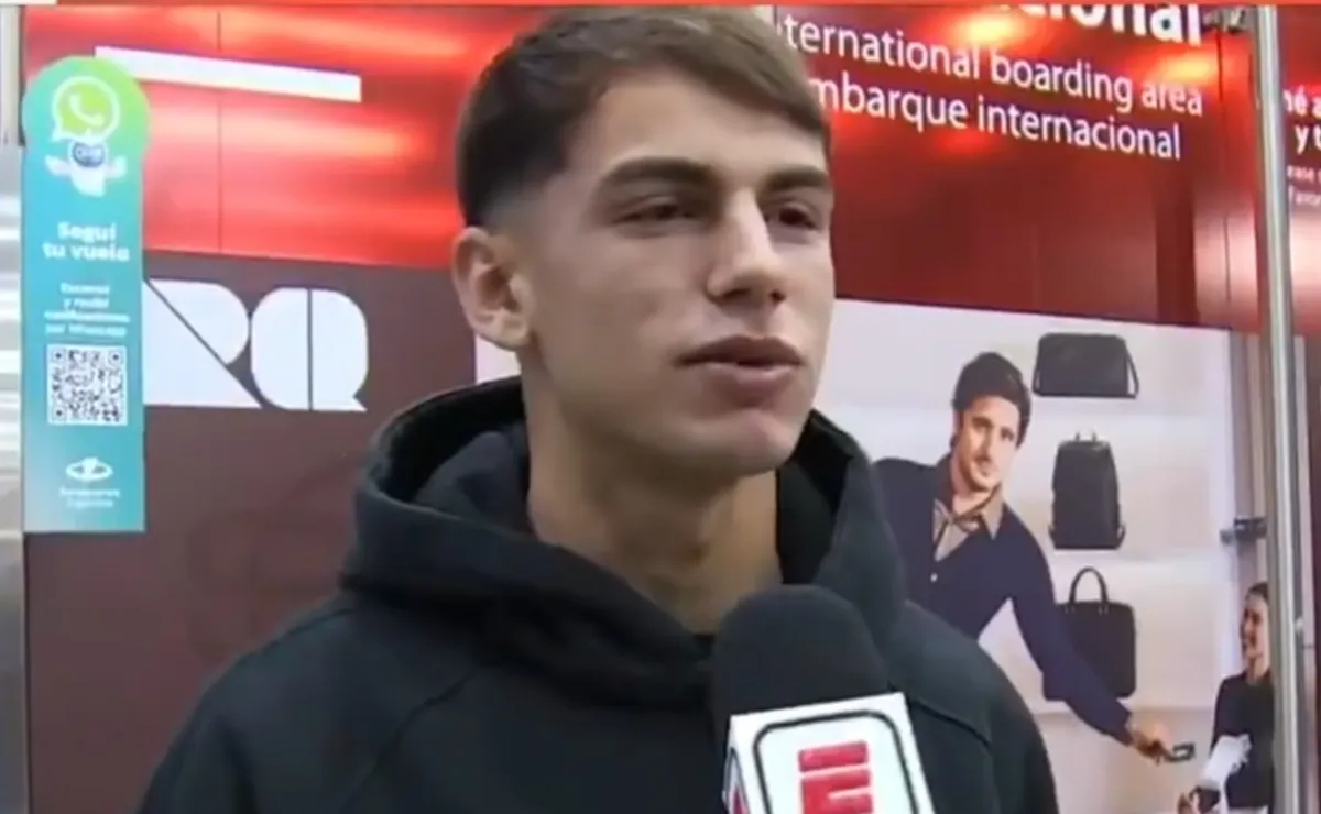 Freitas habló antes de viajar a Brasil.