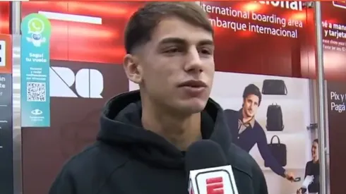 Freitas habló antes de viajar a Brasil.
