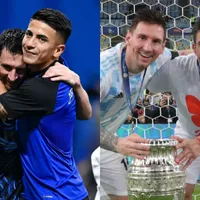 Thiago Almada y Marcos Acuña también le dedicaron un posteo a Messi