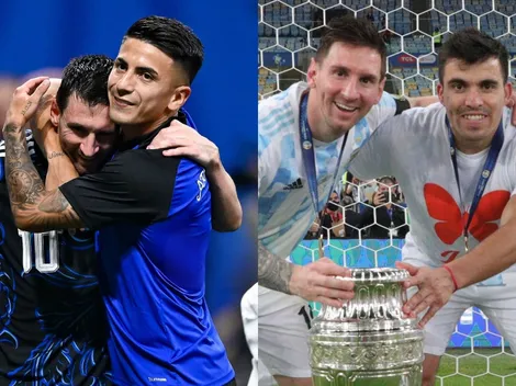 Thiago Almada y Marcos Acuña también le dedicaron un posteo a Messi