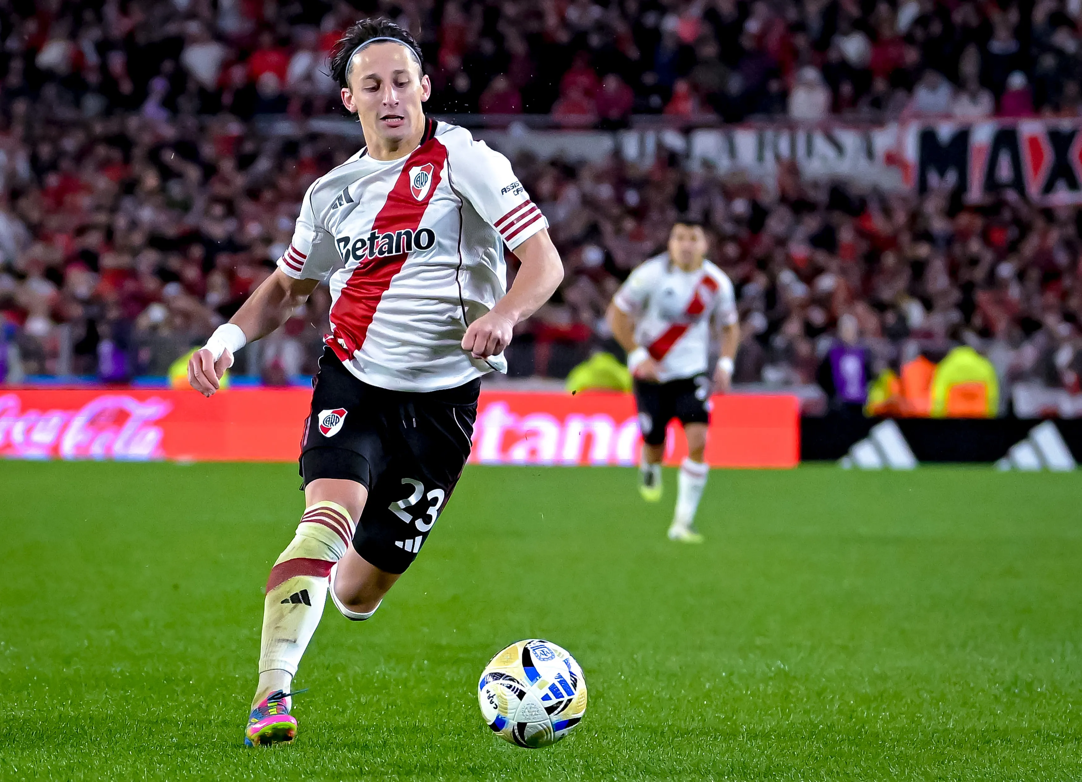 Galarza Fonda jugó apenas 14 partidos en River. (Getty Images)