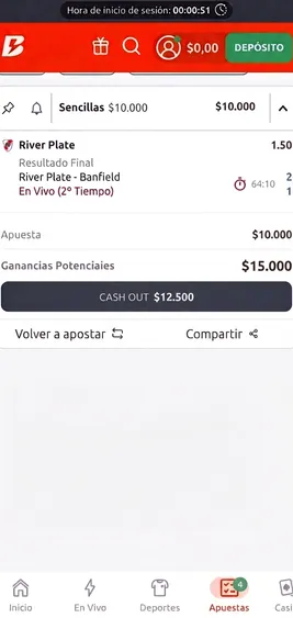 Imagen ilustrativa cash out Betano