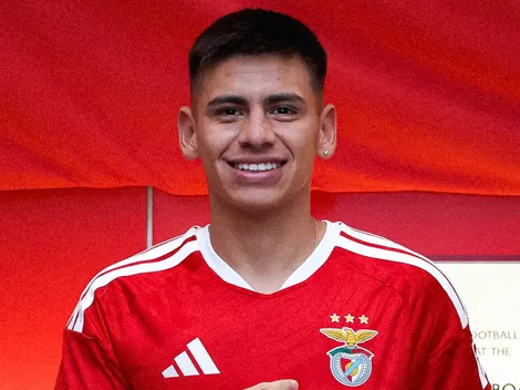 Oficial: Echeverri fue presentado en Benfica tras ser cedido por Manchester City