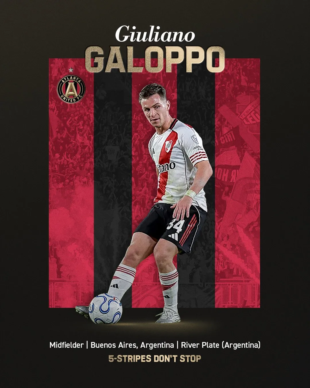 Atlanta United hizo oficial la llegada de Galoppo. (Atlanta United oficial)