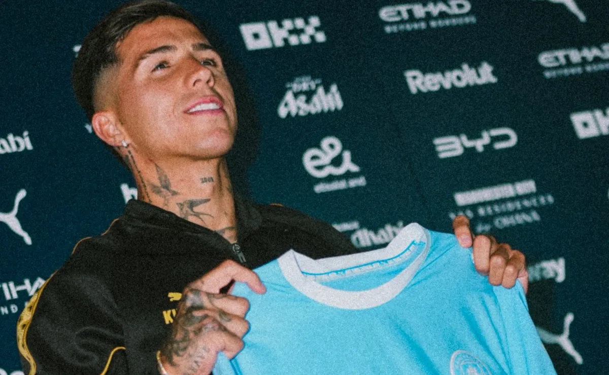 Enzo podría debutar con Manchester City este sábado por la tercera jornada de la Premier League.