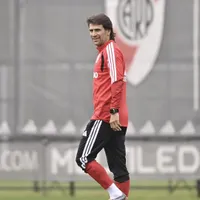 Aníbal Moreno se entrenó diferenciado y es duda en River para enfrentar a Independiente Rivadavia
