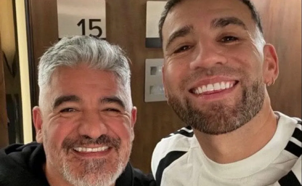El Burrito y Otamendi, una postal bien riverplatense.