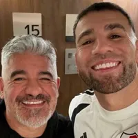 El Burrito Ortega subió una foto con Otamendi en la previa del partido contra Independiente Rivadavia: “Siempre River”