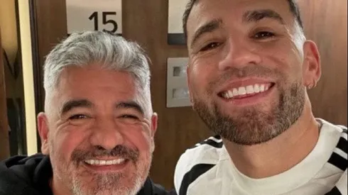 El Burrito y Otamendi, una postal bien riverplatense.