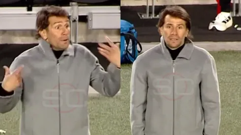 El video de Ponzio frenético en el partido.