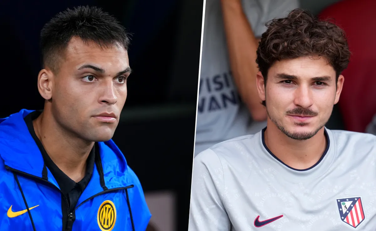 Lautaro Martínez y Julián Álvarez compartieron plantel en la Selección Argentina en los últimos dos Mundiales.