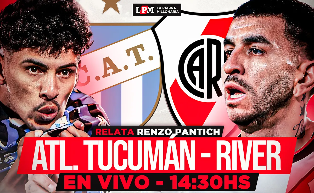 River vs. Atlético Tucumán EN VIVO: transmisión gratis y minuto a minuto por el Clausura