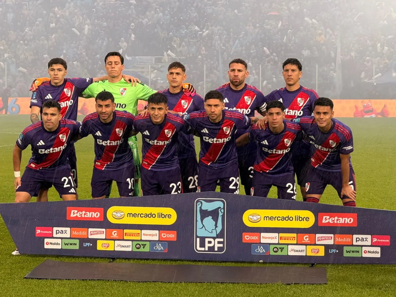 Ponzio repite la formación de los últimos tres partidos. Foto: Liga AFA.