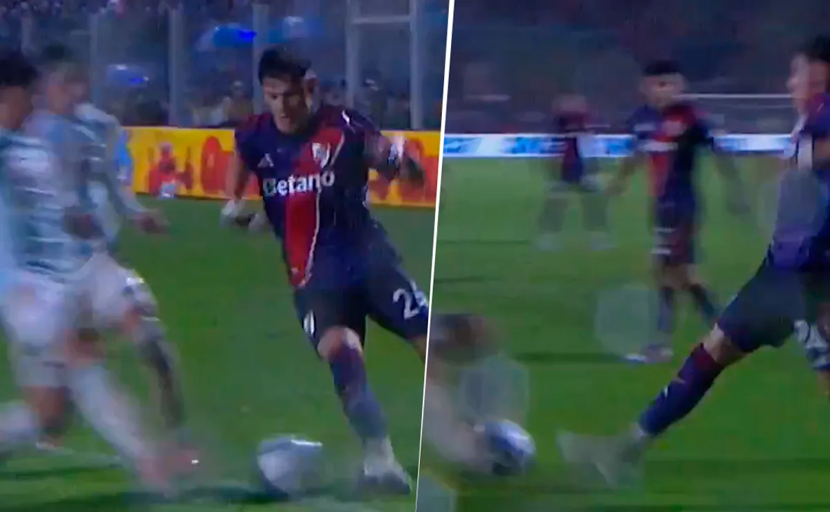Postales de la jugada de Juan Cruz Meza para el 2-1 de River contra Atlético Tucumán.