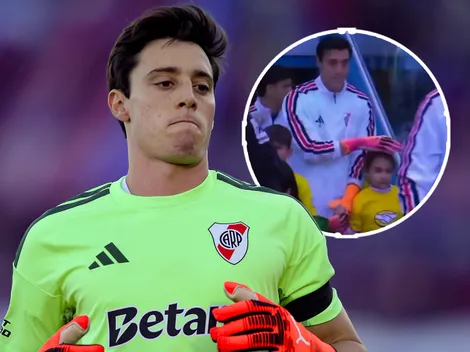 No se vio: hermoso gesto de Santiago Beltrán con una pequeña hincha en Tucumán