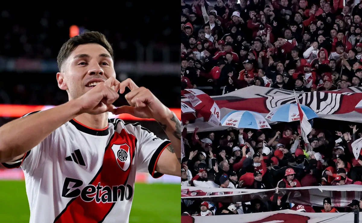 Montiel le dedicó el triunfo a los hinchas de River.