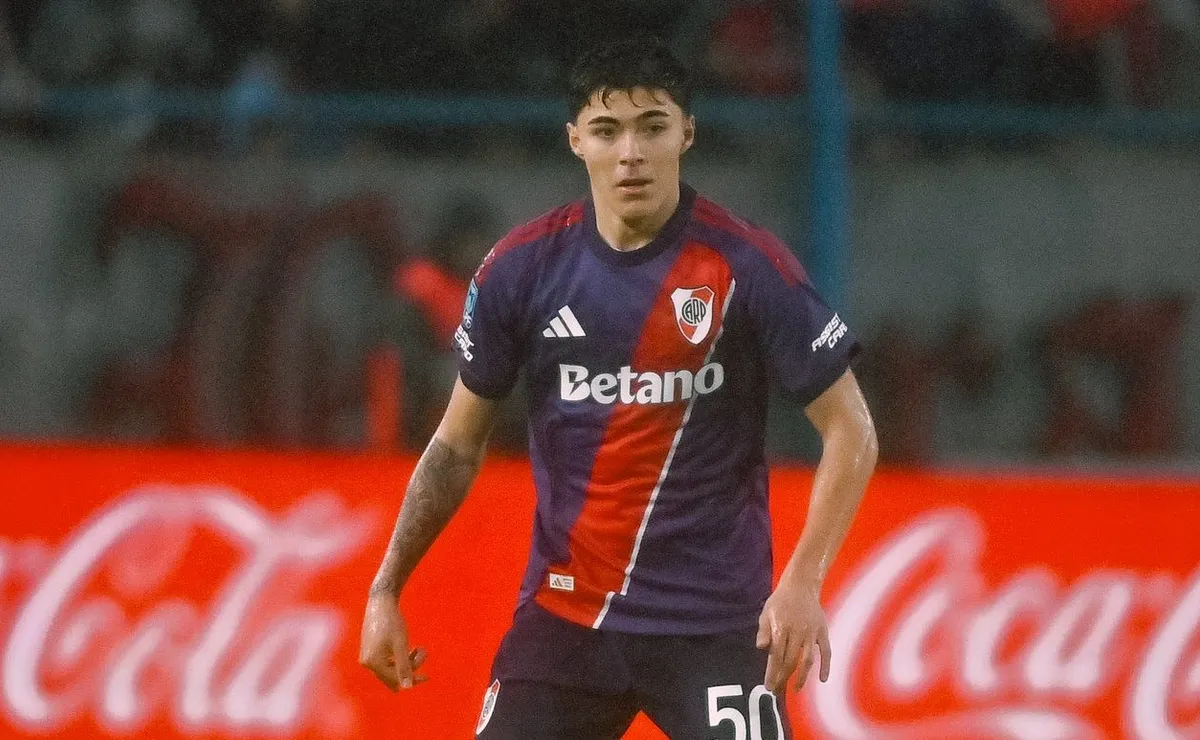 Tobías Andrada convirtió su primer gol en River.