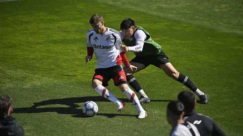 Lucas Beltrán convirtió en River vs. Vélez.
