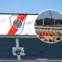 Exclusivo: las imágenes del Monumental sin pantalla y cómo siguen las obras
