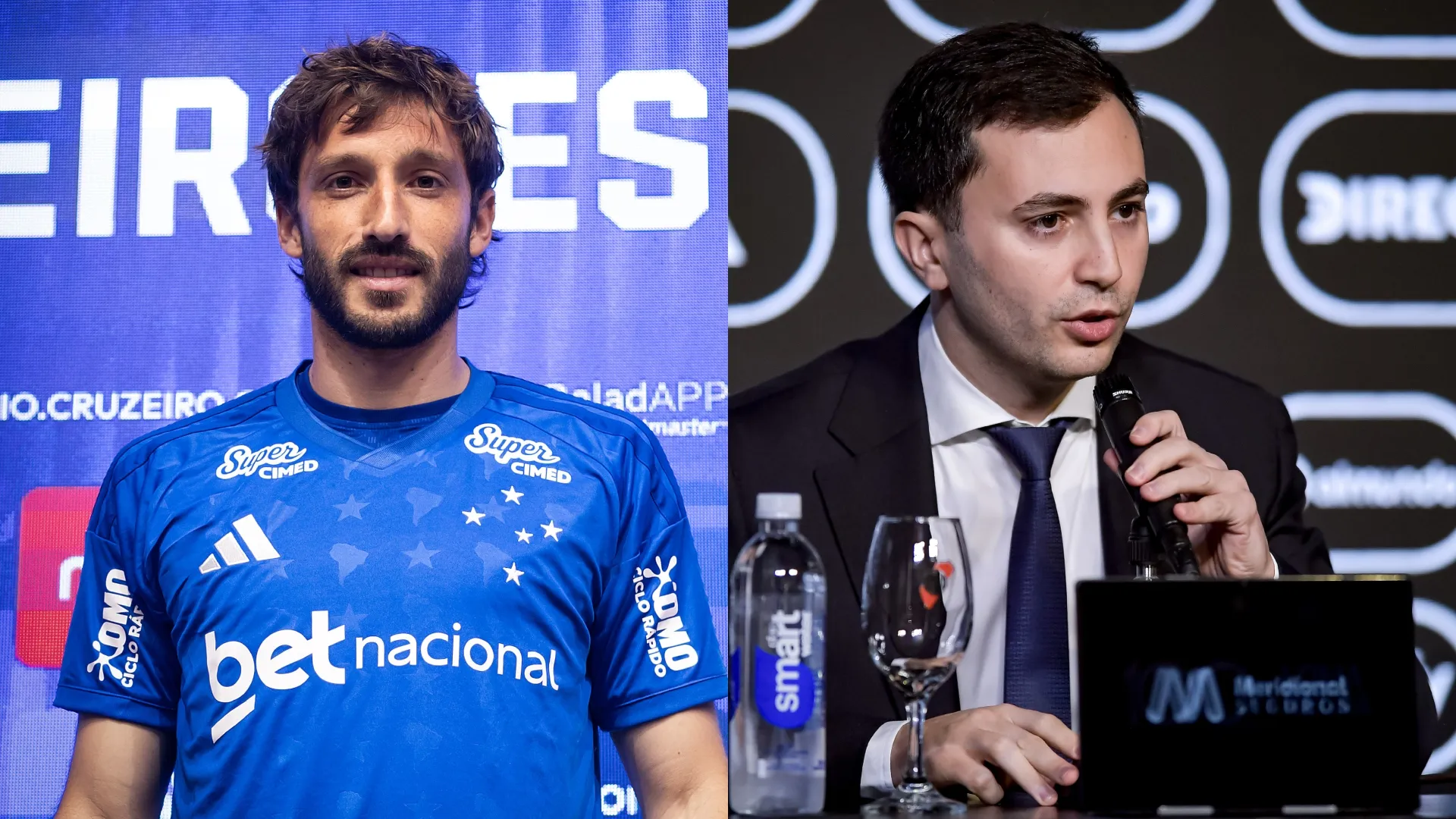 Viña disparó contra la dirigencia de River en su presentación en Cruzeiro.