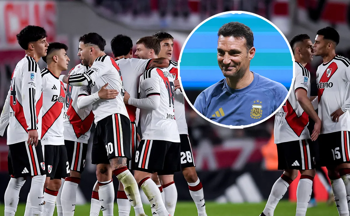 Scaloni tiene a varios jugadores de River en la mira.