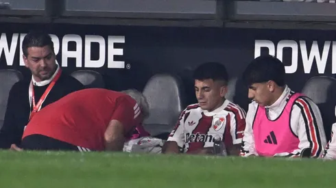 Thiago Almada pidió el cambio a los cinco minutos del primer tiempo.