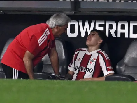Andrada, otra preocupación en River: cambio, lágrimas ¿y out de la Selección?