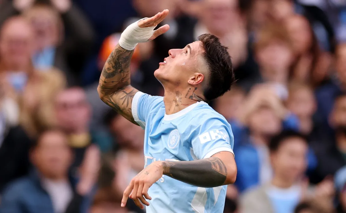 Enzo abrió el marcador para el City.